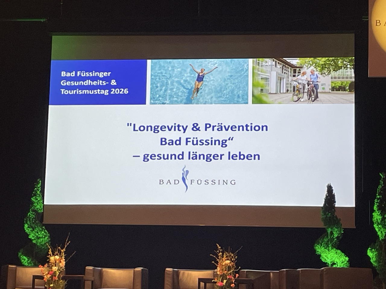 Präsentation bei den Gesundheitstagen